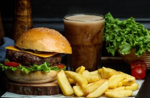 83.Klassisk Okse Burger Menu