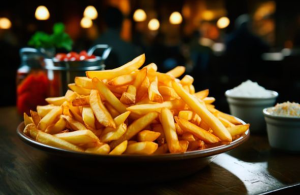 86.Pommes Frites - Stor bakke